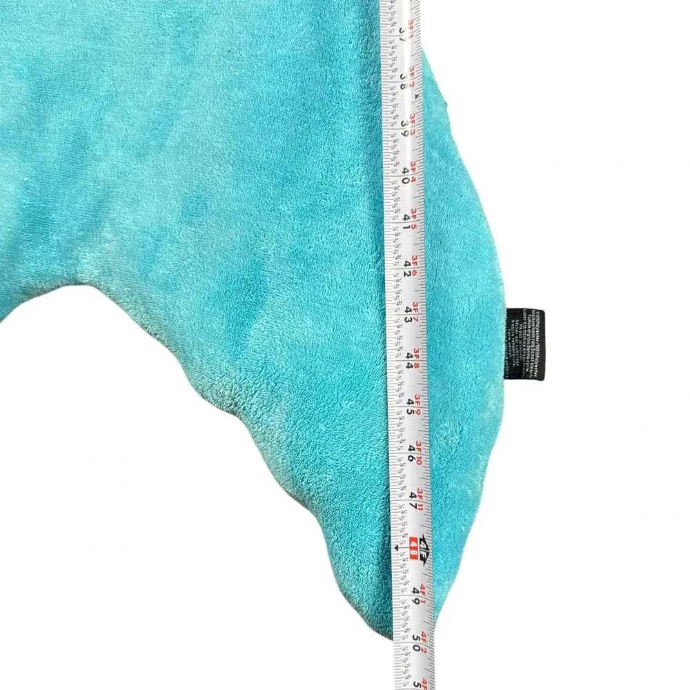 Cynthia Rowley Mermaid Tail Blanket Teal White‎ Polka Dot Flip Sequin Fleece